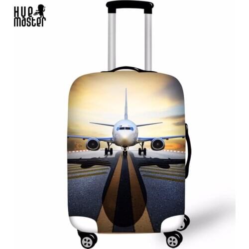 Aircraft suitcase protective covers 18 to 32 inch elastic luggage dust cover case stretchable Waterproof luggage cover