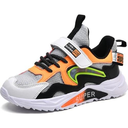 Fall 2021 New Children Shoes Boys Lightweight and Breathable Sneakers Girls Fashion Soft Bottom Comfortable Running Shoes