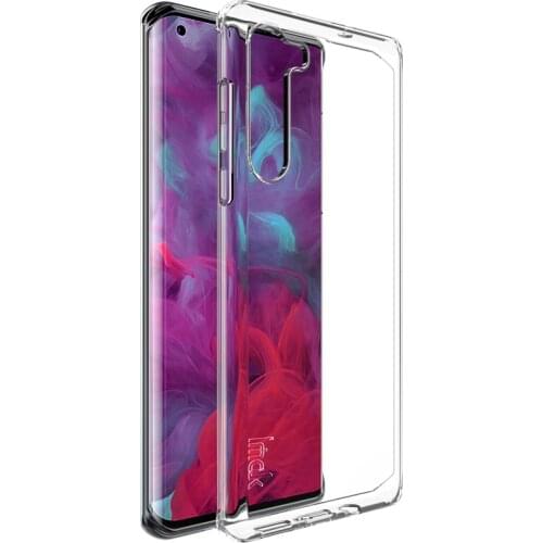 For Motorola Moto Edge Case IMAK UX-5 Soft TPU Transparent Slim Phone Shell Silicone Back Cover Case for Moto Edge