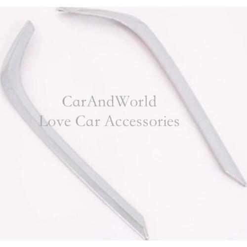 For Toyota Avalon XX50 2019 2020 Rear Fog Light Cover Tail Foglights Lamp Molding Frame Trims ABS Chrome Car Styling Accessories