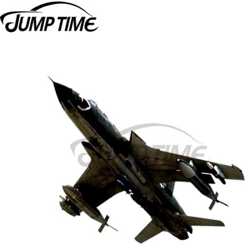 JumpTime 13 x 6cm For Republic F-105 Thunderchief Motorcycle Car Bumper Window Stickers Graffiti Sticker Decal for Bumper Window