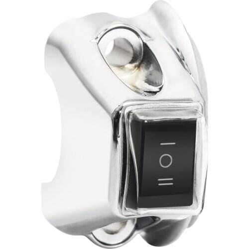 Motorcycle Handlebar Fog Headlight Horn Switch ON/OFF Button For Harley Touring Dyna