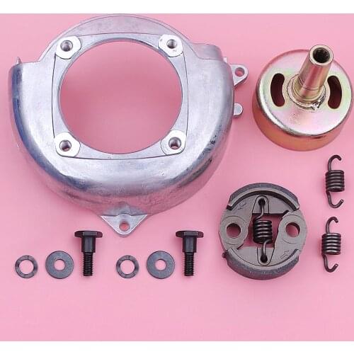 9T Clutch Drum Fan Cover Kit For Honda GX25 Lawnmower Engine Part 19611-Z0H-000, 22000-ZM3-003 Bolt Washer Spring Set