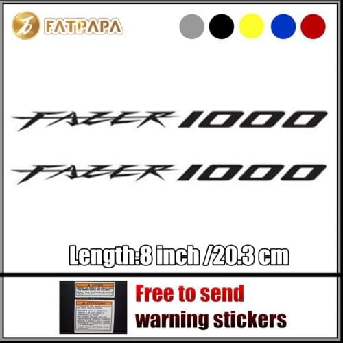 Motorcycle bike Fuel tank Wheels Fairing notebook Luggage helmet MOTO Sticker decals For YAMAHA Fazer 1000 Fazer1000