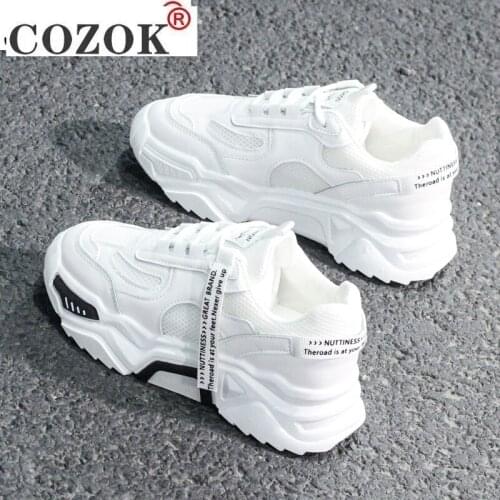New spring 2021 fashion womens shoes sneakers show high running shoes platform comfortable breathable trend off white
