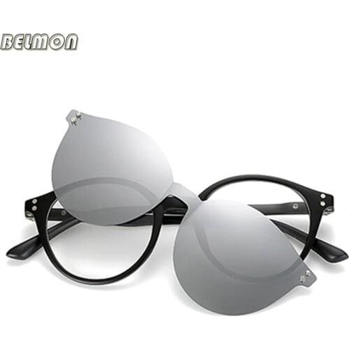 Optical Eyeglasses Frame Men Women Fashion Clip On Magnets Polarized Sungllasses Glasses Spectacle Frame For Male CT-TR2285