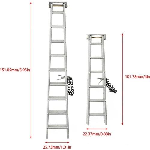Plastic Ladder for 1/10 Axial SCX10 90046 RC4WD D90 TRX4 Simulation Climbing RC Car Decoration Accessories