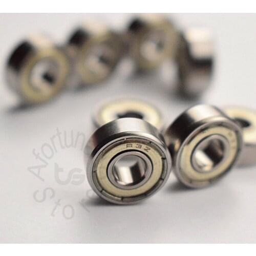 R3ZZ 4.763*12.7*4.98(mm) 10pieces free shipping bearing ABEC-5 bearings metal Sealed Miniature Bearing 3/16 x 1/2 x 0.196" inch