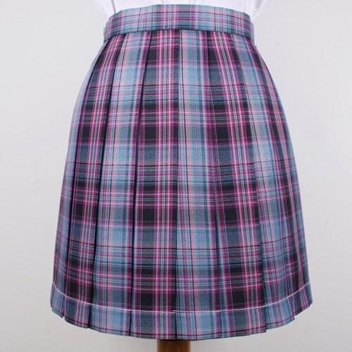 School Dresses Japanese Girl Girls' College JK Plaid Pleated Skirts School Skirt Uniform Cosplay Sailor Suit High School Student