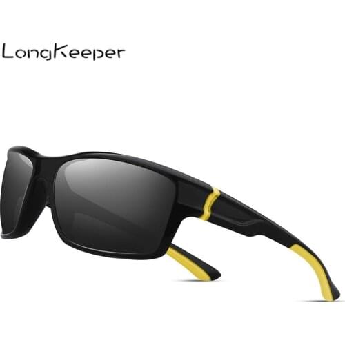 LongKeeper Sport Sunglasses Men Women Driving Fishing Sun Glasses Male Fashion Mirror Eyewear Luxury Brand Designer Oculos