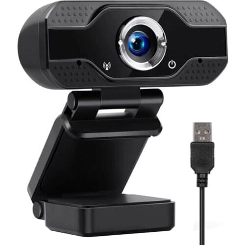 1080P HD Webcam Plug and Play PC Camera Compatible Computer Desktop Video Conference Online Course Teaching