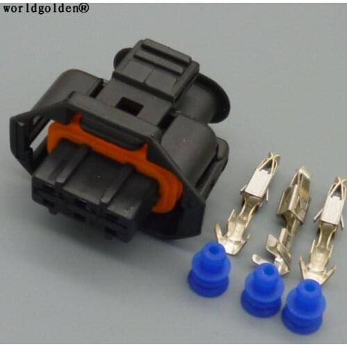 Worldgolden 3pin for Ford Falcon BA/BF Aux XR6 Turbo wiring harness sensor plug connector 1928403870
