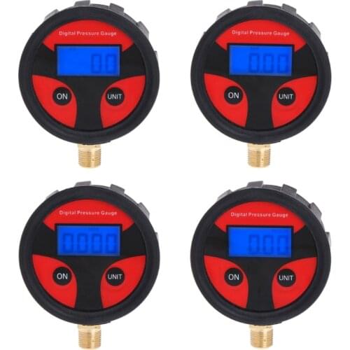 0-200PSI Digital Tyre Tire Air Pressure Gauge LCD Manometer Car Motorbike