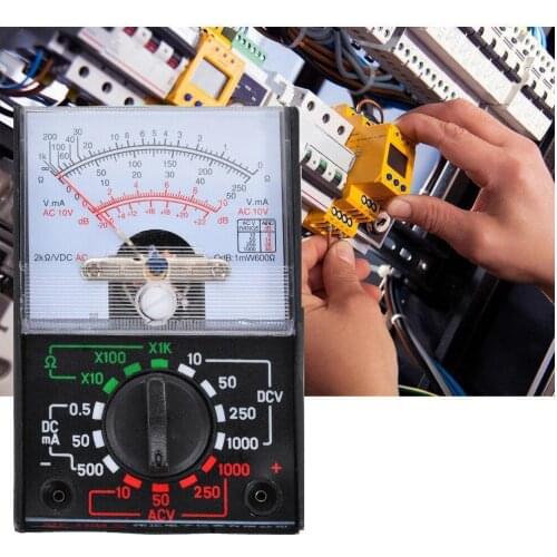 1pc Electric Analogue Multimeter AC DC Volts OHM Electrical Electrical Tester Circuit Multi Meter Resistance Instrument B2A1