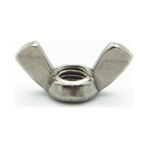 10PCS M3 M4 M5 M6 M8 M10 304 Stainless Steel Metric Thread Wing Nut Butterfly Nut Fastener