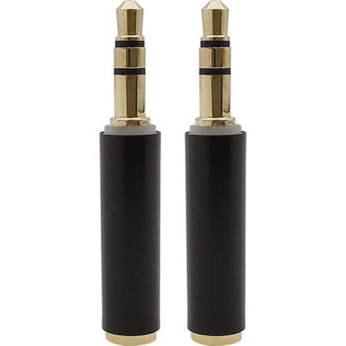 3.5mm TRS Male to Female TRRS Pure copper Gold Plated Audio Stereo Adapter Connectors 3.5mm 3 pole Male to 3.5mm 4 pole Female
