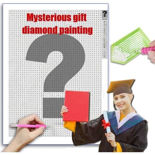 5D Foto Aangepaste Mysterieuze Blind Doos Diamant Schilderij DIY Strass Diagram Diamant Borduurwerk Decoratie Gift