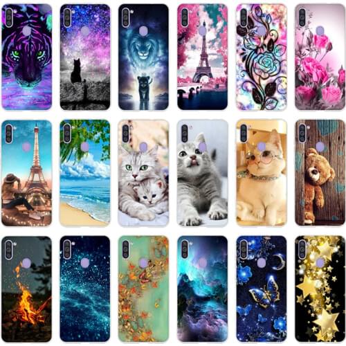 For Samsung Galaxy A11 M11 Case Silicone TPU Soft Cover Case For Samsung A11 M11 A 11 M 11 SM-A115F SM-M115F A115M A115U Coque