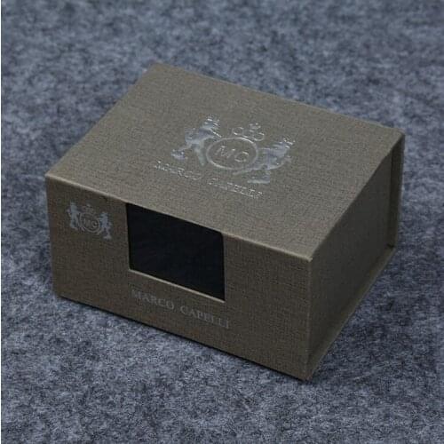 Guangzhou delicate logo printed elegant designed black gift custom box packaging,Gift and jewelry packaging box ---PX11309