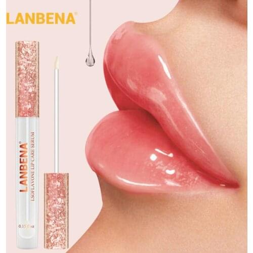 LANBENA Lip Enrichment Essence Lip Care Essence 4ml Exfoliating Dry Lines, Nourishing And Moisturizing Lips