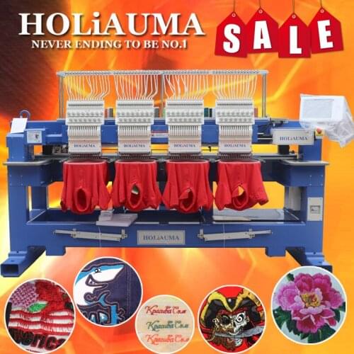 HO1504 multihead embroidery machine high speed 15 colors 4 heads embroidery machine 10 year service computer embroidery machine