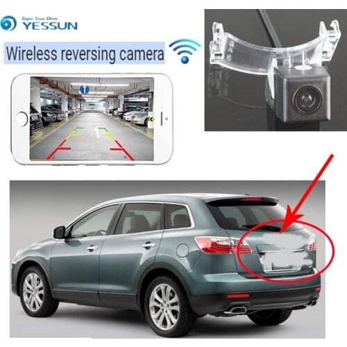 YESSUN For Mazda CX-9 CX9 CX 9 2007~2014 back up Reverse Camera Auto Wireless Rear View Camera Rear View Camera Night Vision