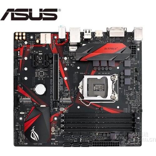 For ASUS ROG STRIX B250G GAMING desktop Motherboard for inte LGA 1151 DDR4 64GB USB2.0 USB3.0 B250 used boards on sales
