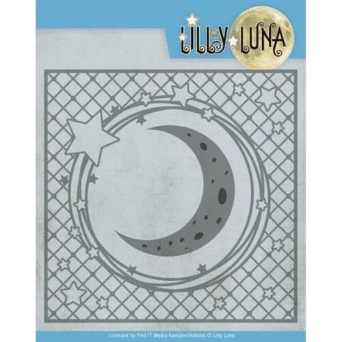 AliliArts Metal Cutting Dies Stars and Moon Frame diy Scrapbooking Photo Album Decorative Embossing PaperCard Crafts Die 2020
