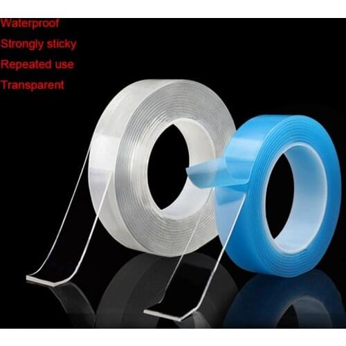 Multiple sizes Transparent Double Sided Tape Household Wall Hangings Adhesive Glue Tapes Car Sticker Auto Adhesive Tape