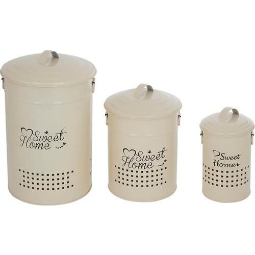 Nilşah 3'lü Storage Set Cream