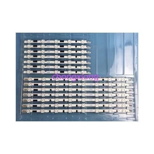 New 5set=70pcs LED strip Replacement for samsung UE40F6400AK D2GE-400SCA-R3 D2GE-400SCB-R3 2013SVS40F L 8 R 5 BN96-25520A 25521A