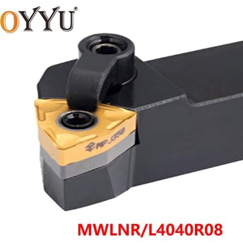 OYYU MWLNR 4040 MWLNR4040R08 External CNC Cutting Arbor MWLNL4040R08 MWLNL 4040R08 use Carbide Inserts WNMG08 Lathe Tool Holder