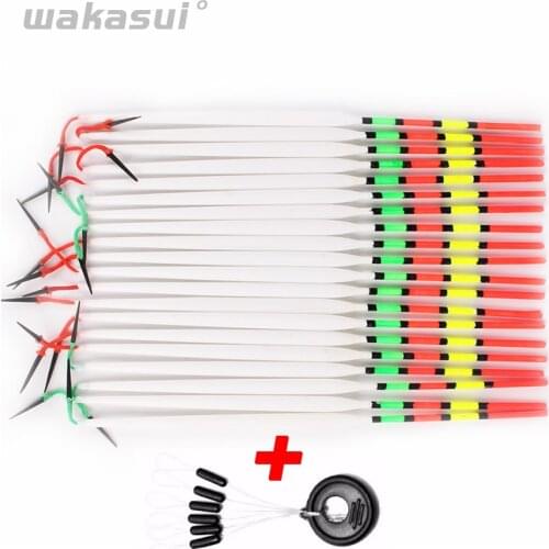 2021 New 5-10Pcs/Lot Plastic Carp Fishing Float Tools Lake Light Stick Vertical Buoy Suit Slip Drift Floats Fishing Tackle