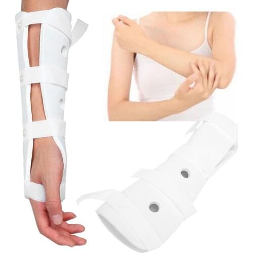 Polymer foam Flexible Wrist Support Brace Splint Carpal Tunnel For Hospital Sprain Pain Right Hand Protector Breathable Medical