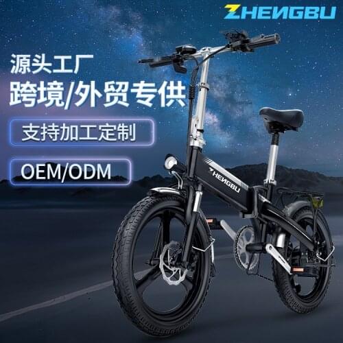Electric Bicycle Walking Lithium Storage Battery Folding Super Light Smart Electric Bike 20Inch 48V E-Bike