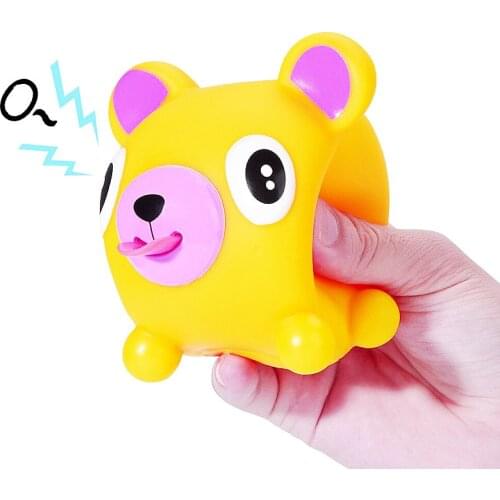 Stress Relief Squeeze Cute Toys Vocal Tongue Doll Pinch Music Childrens Decompression Vent Toy Vocal Animal Decompression Toys