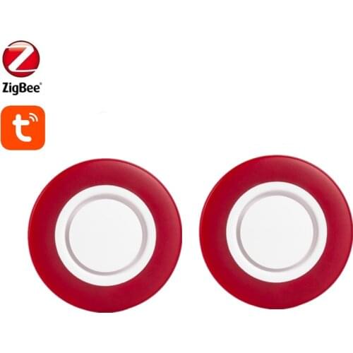 Tuya Zigbee Smart store flash Siren Alarm With Big Sounds to threaten thief working with Tuya Zigbee