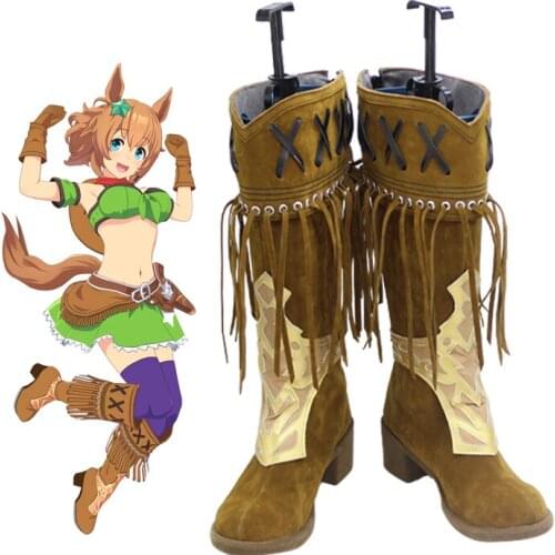 Umamusume Pretty Derby Taiki Shuttle Anime Bridal Outfit Cosplay Shoes Boots Halloween Carnival Accessories