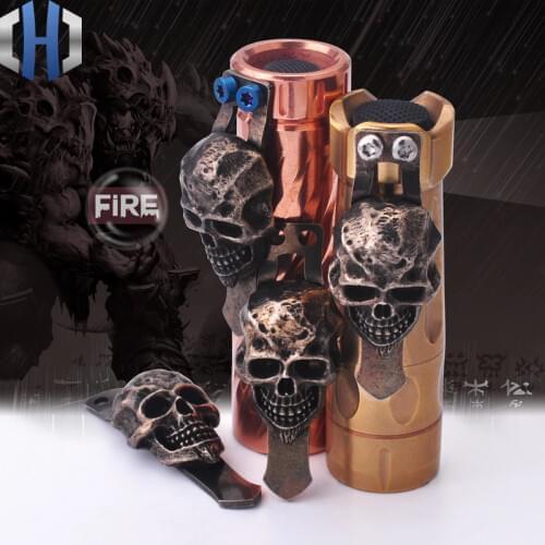 Universal Flashlight Back Clip Steel Fire Waist Clip Metal Flashlight External EDC Pocket Clip K Sheath Clip