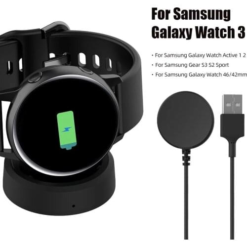 USB Charging Cable fast Charger Dock Power Adapter for Samsung Galaxy Watch Active 2 40mm 44mm smart watch accessory for Watch 3