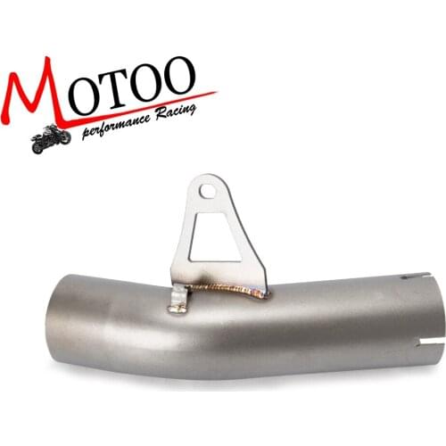 Motorcycle Exhaust 61mm middle pipe for BMW S1000RR 2010 2011 2012 2013 2014 Slip On Link Pipe