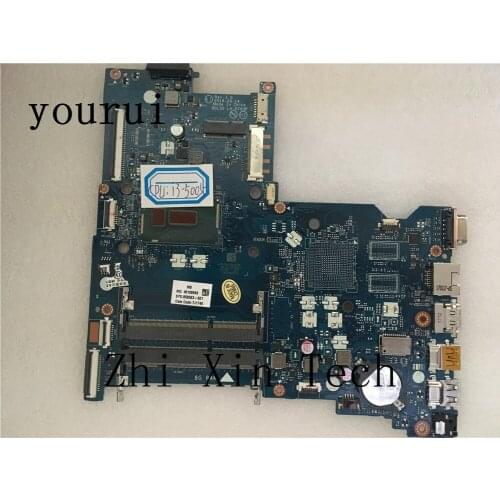 Yourui For HP 15-AC 250 G5 15-AY Laptop Motherboard 858583-001 858583-601 LA-D703P With i3-5005u CPU DDR3 Test work good