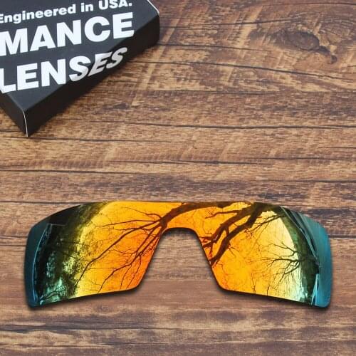 ToughAsNails Polarized Replacement Lenses for Oakley Oil Rig Sunglasses Fire Red Mirrored (Lens Only)