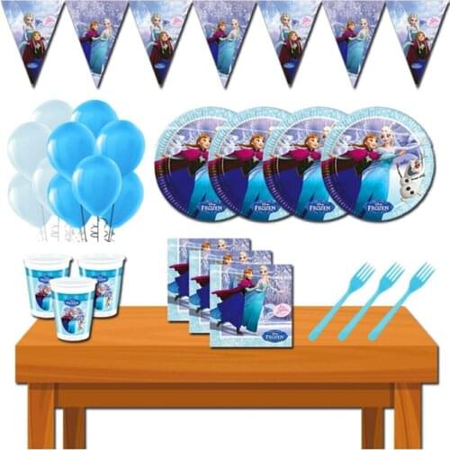 Frozen Doğum Günü Süper Parti Seti 16 Kişilik