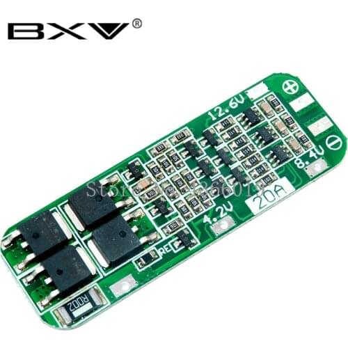 5pcs 3S 20A Li-ion Lithium Battery 18650 Charger Protection Board PCB BMS 12.6V Cell Charging Protecting Module Enhanced Version