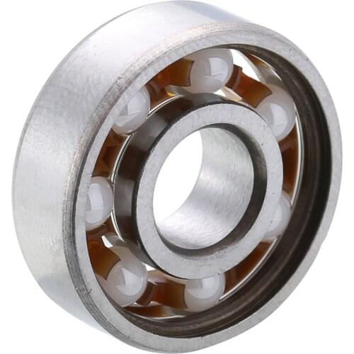 1PC Hand Fidget Spinner Ceramic Speed Ball Bearings ZrO2 Zirconia Mechanical Hardware Shafts 608 8*22*7mm Anti-magnetic