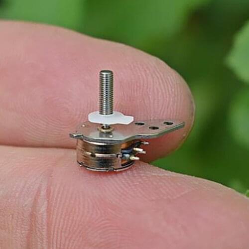 5PCS Nidec 7MM Micro Mini 2-phase 4-wire Stepper Motor with Focusing Motor of Camera with Pushing Block Precision Accessories