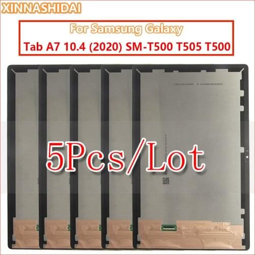 5Pcs For Samsung Galaxy Tab A7 10.4 (2020) SM-T500 T505 T500 LCD Display Touch Screen Digitizer Assembly Replacement