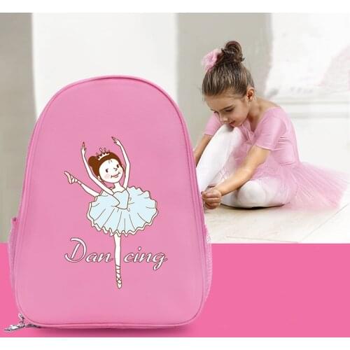 Girls Ballet Dance Bags The Large Capacity Waterproof Backpack Ballerina Gymnastics Shoulder Bags For Girls Ballet Class