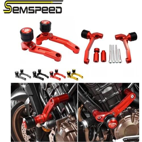 LOGO CB650F Engine Crash Case Slider Protector For Honda CB 650F CB 650 F 2014-2019 2020 18 Motorcycle Guard Cover Left & Right